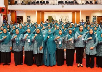 Ketua TP PKK Sidrap Paparkan Capaian 8 Bulan Kerja di Rujab Gubernur