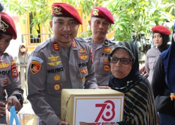 HUT Reserse 78, Polres Sidrap Tebar Kepedulian Lewat Bakti Sosial di Wala