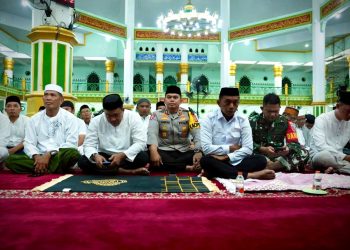 Wujud Sinergi, Kapolres Sidrap Hadiri Dzikir dan Doa Bersama Tutup Tahun