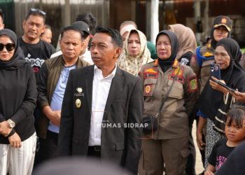 Bupati Sidrap Pimpin Penataan Pasar Tanru Tedong, Tingkatkan Kenyamanan Aktivitas Jual Beli