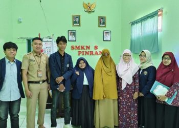 Tiga Mahasiswa THP UMS Rappang Penerima Beasiswa BPI Jalani Magang di SMKN 8 Pinrang