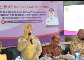 Wabup Sidrap Buka ToT Stunting, Tekankan Program Harus Berdampak Nyata