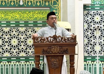 Tarawih Pertama di Masjid Agung, Bupati Sidrap Paparkan Capaian Program Pembangunan Segala Lini