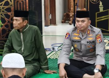 Pererat Silaturahmi, Polres Sidrap Gelar Buka Puasa Bersama Jamaah Masjid Al-Ikhlas