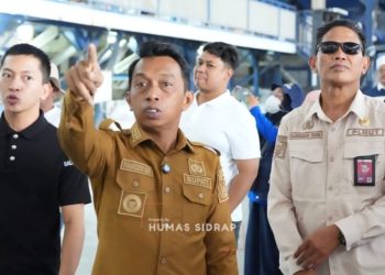 Usai Panen Raya, Bupati Sidrap Kunjungi Pabrik Beras Rahma 35