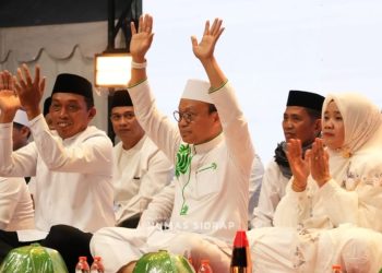 Belasan Ribu Jemaah Penuhi Halaman Masjid Agung Sidrap di Tabliq Akbar “Gaspoll”