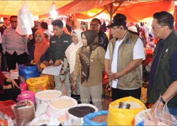 Jaga Daya Beli Jelang Idulfitri, Pemkab Sidrap Bersama Badan Pangan Nasional Turun Pantau Pasar