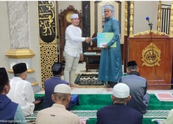 Sekda Parepare Pimpin Langsung Malam Ke tujuh Amalia Ramadhan Di Masjid Jami Al Abrar