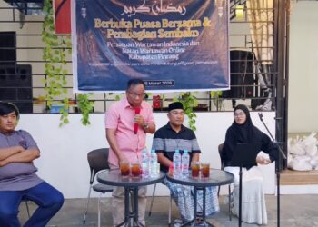 ​​Momen Hangat di Pondok Rakyat. Sinergi PWI, IWO, dan Pemkab Pinrang dalam Bingkai Ramadan