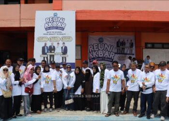 Wabup Sidrap Hadiri Reuni Akbar SMAN 1 Sidrap, Tekankan Kontribusi Nyata Alumni Lewat Dana Abadi