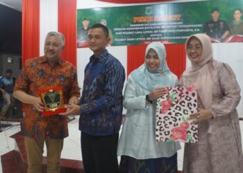 Pisah Sambut Danyonif 721/Makkasau, Bupati Pinrang Tekankan Pentingnya Sinergitas Pemerintah dan TNI