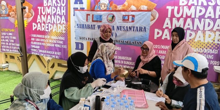 Pemeriksaan Kesehatan Gratis kerjasama SWN Dinkes Parepare dan Klinik Pratama Fauziah Care
