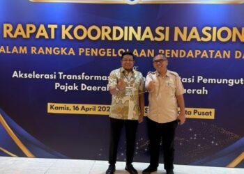Akselerasi Pengelolaan PAD, Sekda Sidrap Ikuti Rakornas Pendapatan Daerah Bersama Kemendagri