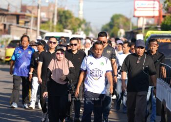 Pimpin Jalan Sehat, Bupati Sidrap Tekankan Peran Kampus dalam Pembangunan Daerah