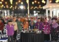 Simbol Persaudaraan, Hikma Enrekang Gelar Halalbihalal di Rujab Bupati Sidrap