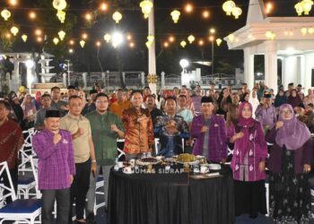 Simbol Persaudaraan, Hikma Enrekang Gelar Halalbihalal di Rujab Bupati Sidrap