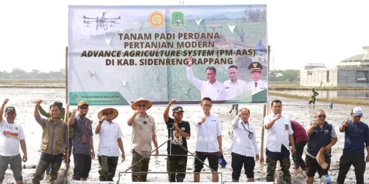 Pemkab Malinau Lakukan Studi Tiru Pertanian Modern di Sidrap